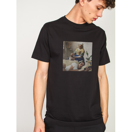 Tricou Pictura Lăptăreasa - bumbac Jan Vermeer